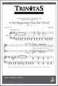 In the Beginning Was the Word SATB choral sheet music cover